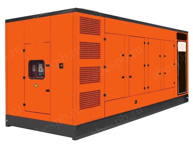 Дизельный генератор АБИН MTU 400 кВт в шумозащитном кожухе