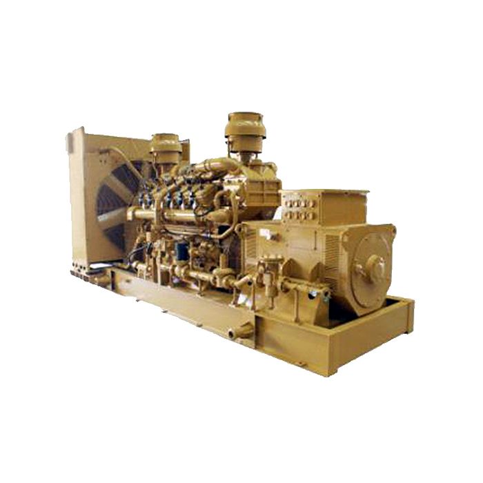 Газовый генератор (ГПУ) с двигателем Jichai 500 кВт в открытая