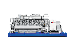Газовый генератор (ГПУ) с двигателем MTU 1999 кВт в открытая