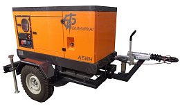 Дизельный генератор АБИН Perkins 9 на шасси